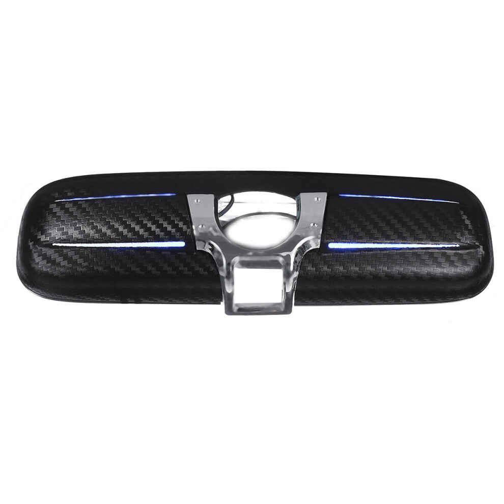 Carbon Fiber Look Car Interior Rear View Mirror Cover With For Honda Civic Crv Odyssey Blue/Light 6906141329779