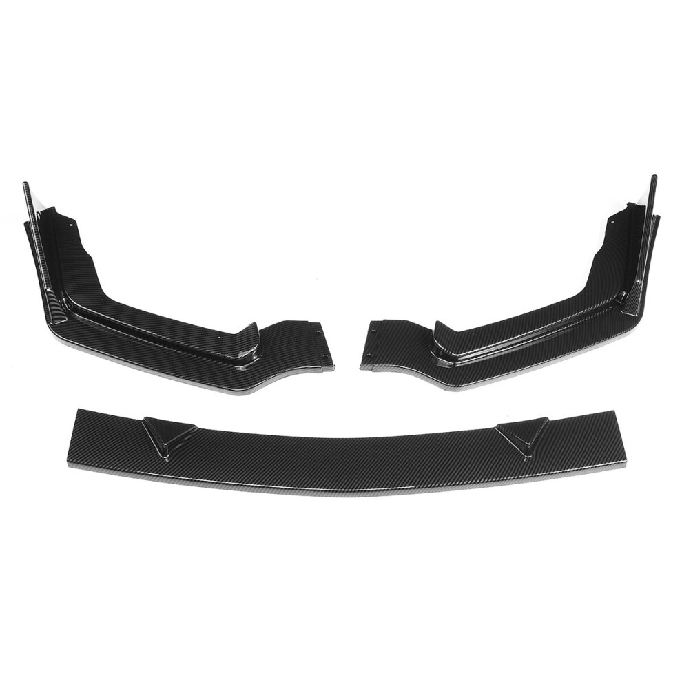Front Bumper Lower Splitter Lip Diffuser Guard Front Shovel Carbon Fiber Color For Infiniti Q50 Sport 2014-2017 6906141691432