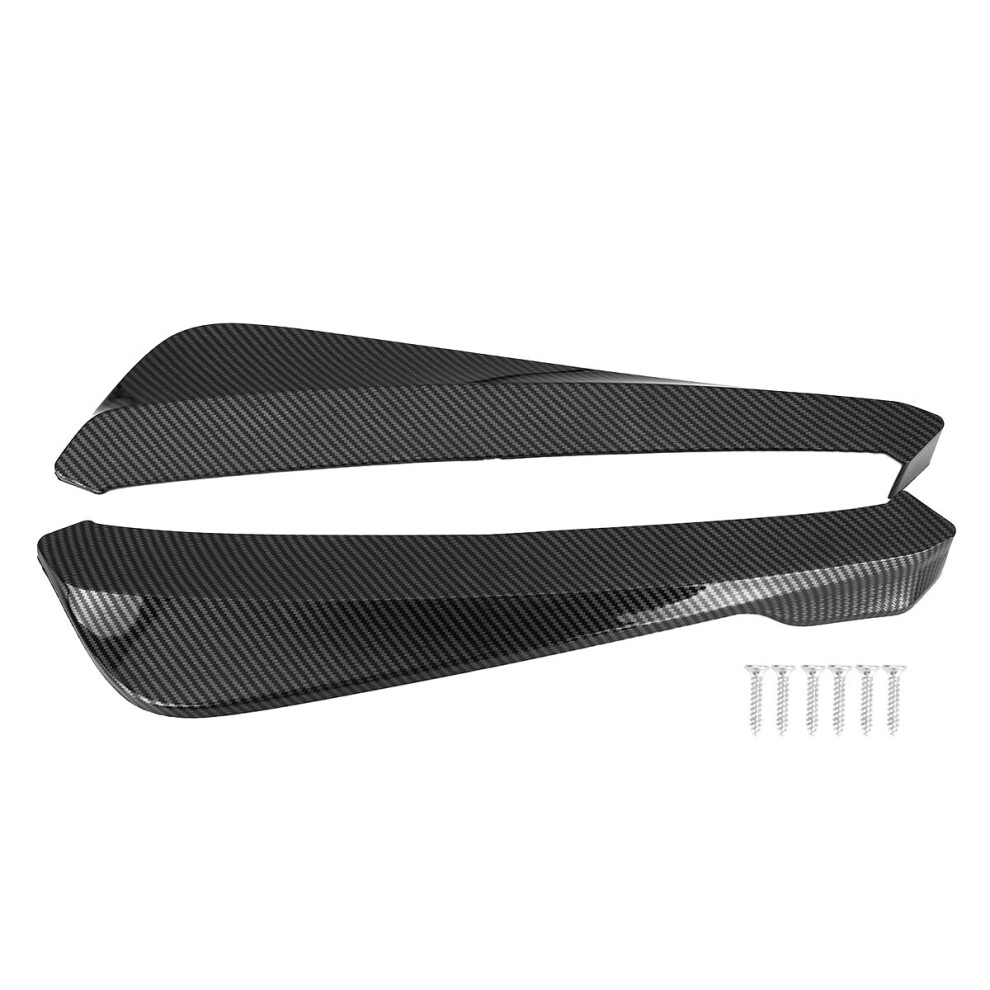 Universal Bumper Protector Carbon Fiber Side Aprons Cap Spoiler Rear Bumper For Bmw E90 E91 E92 E93 6906141035809