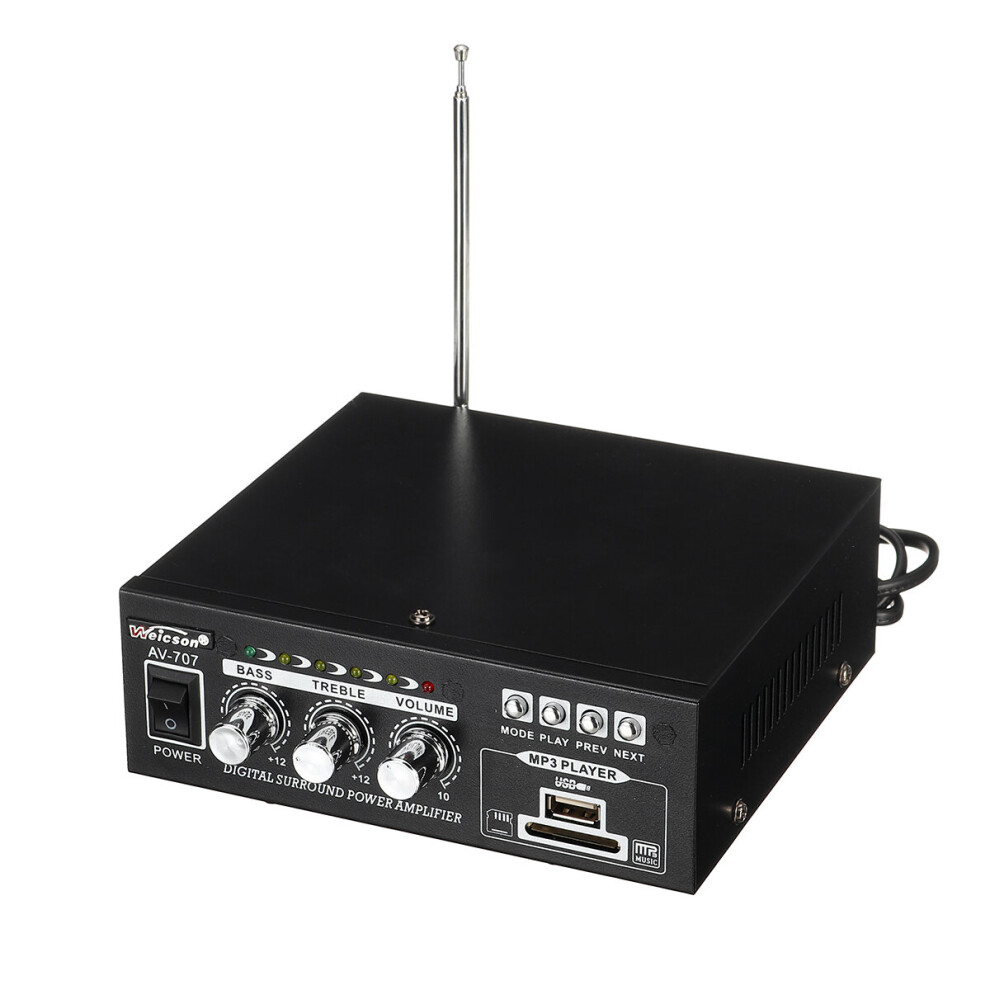 Hifi Digital Audio Bluetooth Power Amplifier Amp Fm Radio For Car Home 681542930699