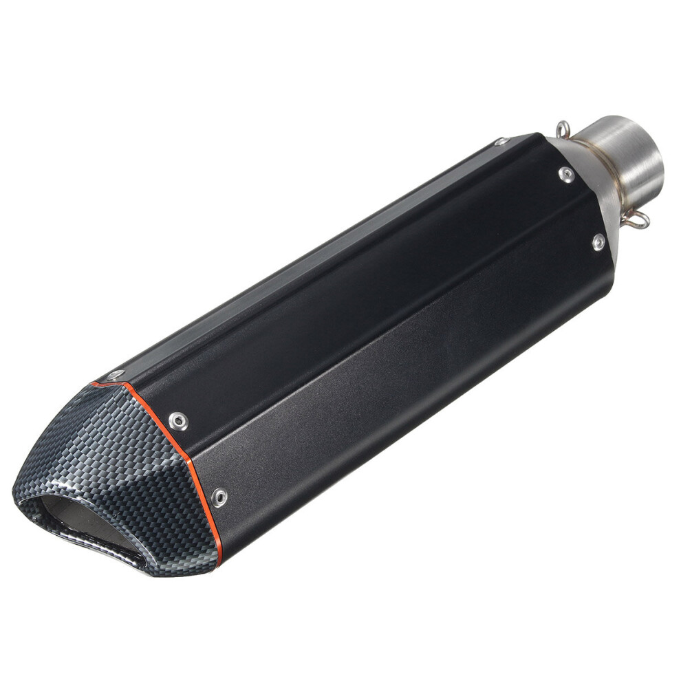 38-51Mm Universal Motorcycle Carbon Fiber Exhaust Muffler Pipe 602451372547