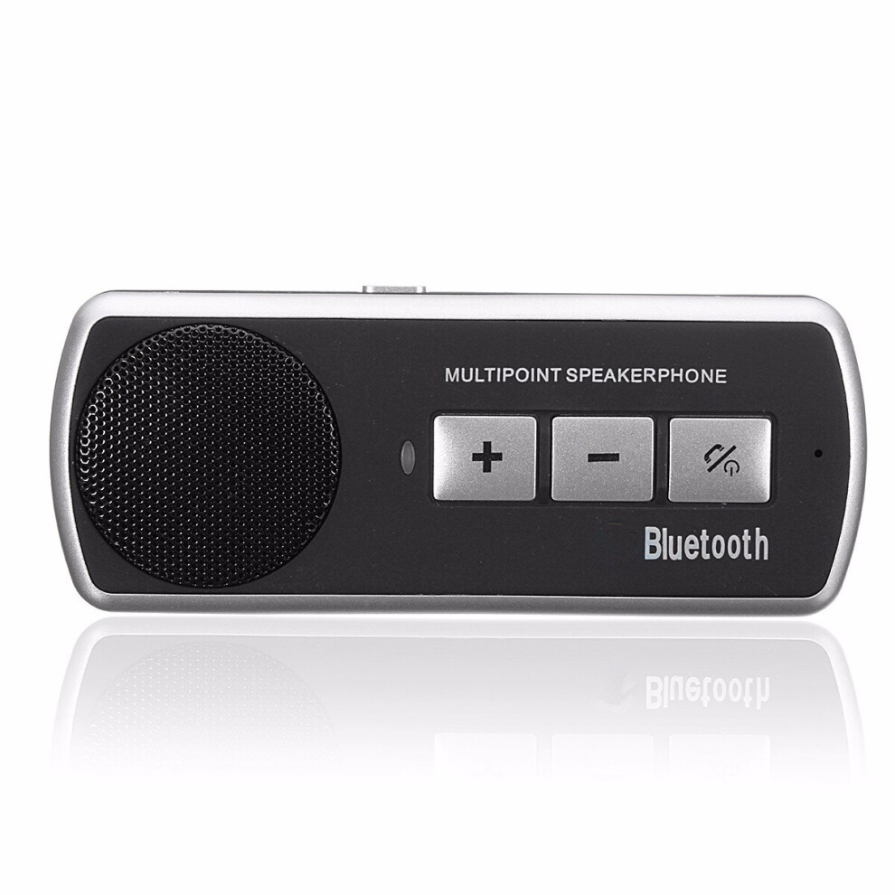 Wireless Bluetooth Car Kit Handsfree Speaker Phone Visor Clip For Iphone Android 190268533782