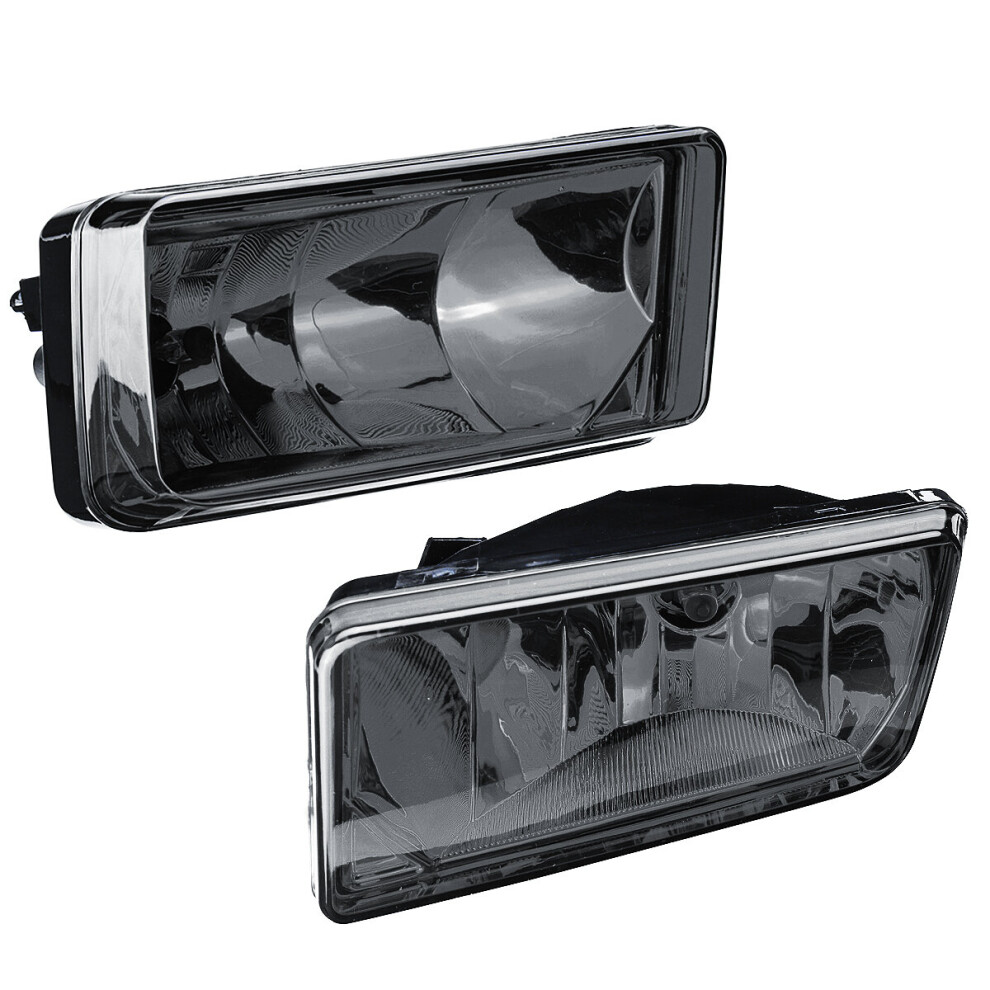 Pair Car Front Fog Lights For Chevy Silverado Tahoe Suburban 07-14 Clear/Amber/Smoke Amber 6900040332618