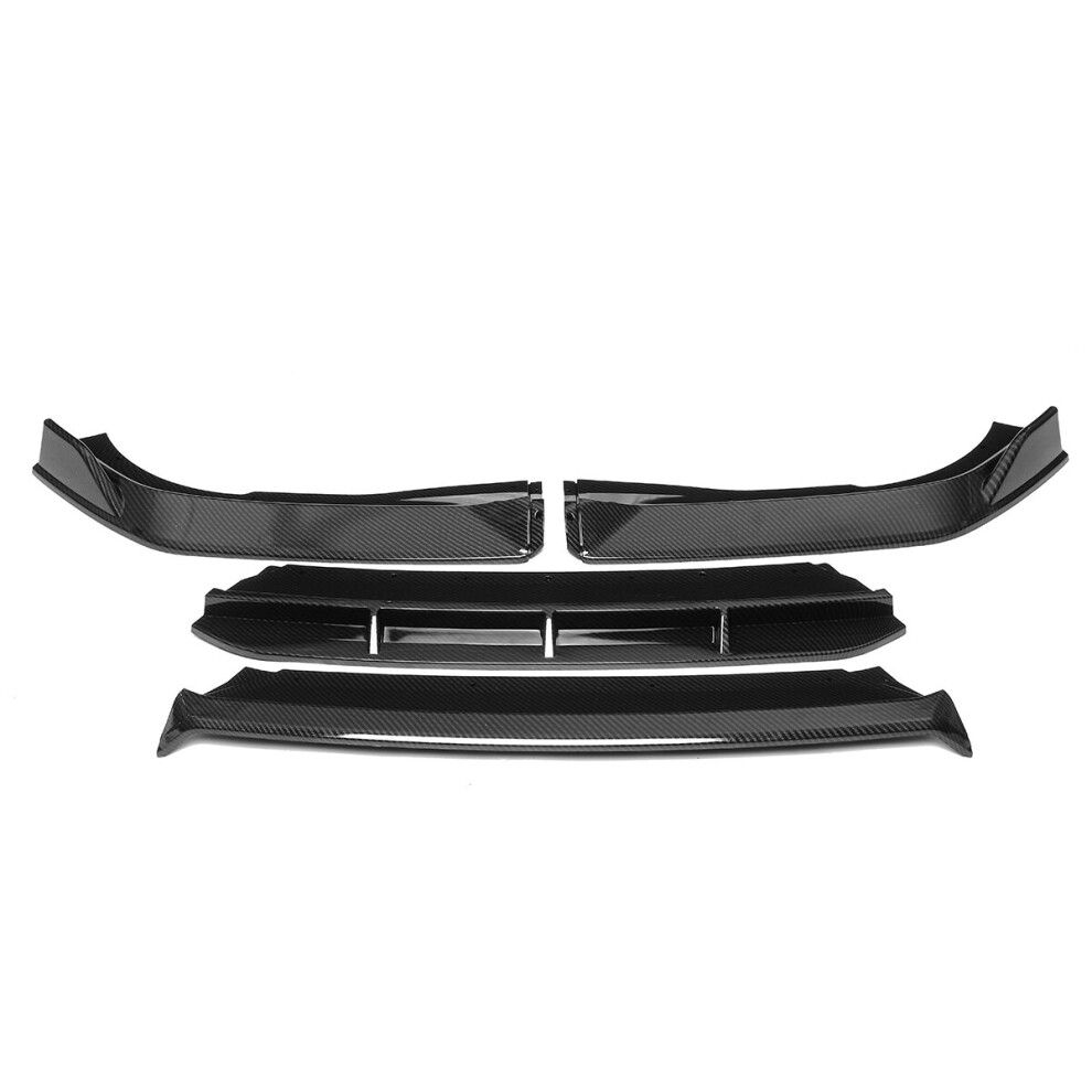 Front Bumper Lip For Honda 2018-2019 Accord 10Th Gen Sport 4 Piece Designed Strip 304692433284