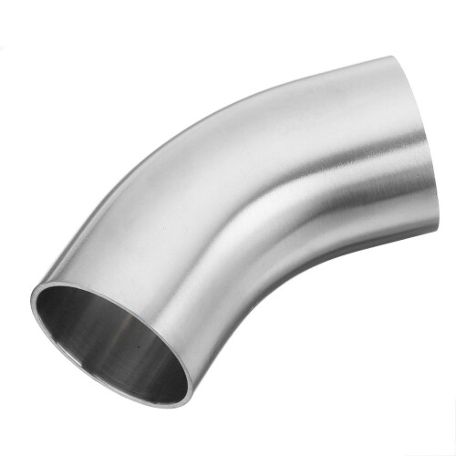 1.5 / 2 / 2.5 / 3'' OD 45 Degree Exhaust Pipe Bends Tube Elbows Stainless Steel