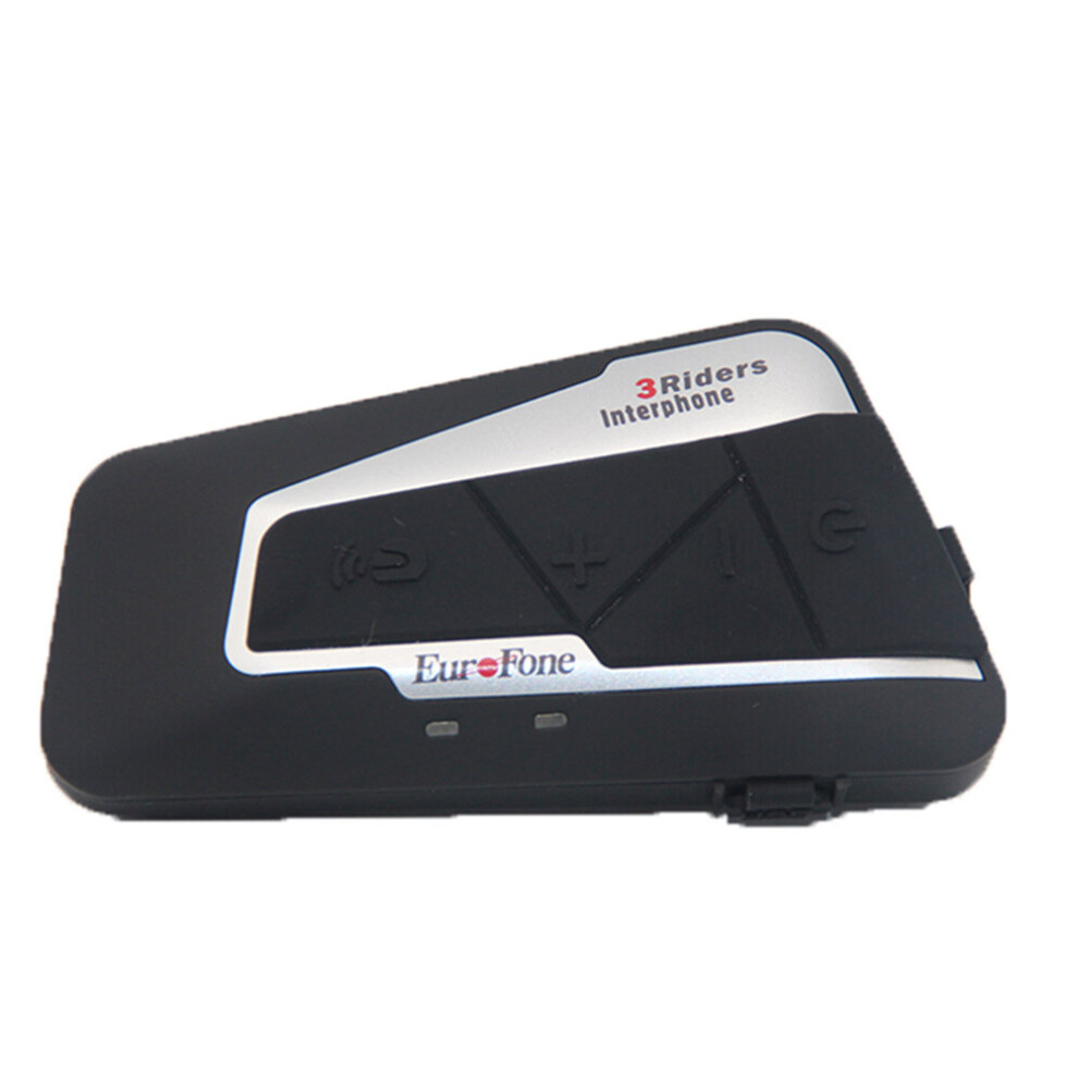 Eurofone V3 1400M Waterproof Helmet Bt Intercom 3 Riders Motorcycle Interphone 712022186357