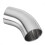 1.5 / 2 / 2.5 / 3'' OD 45 Degree Exhaust Pipe Bends Tube Elbows Stainless Steel 3