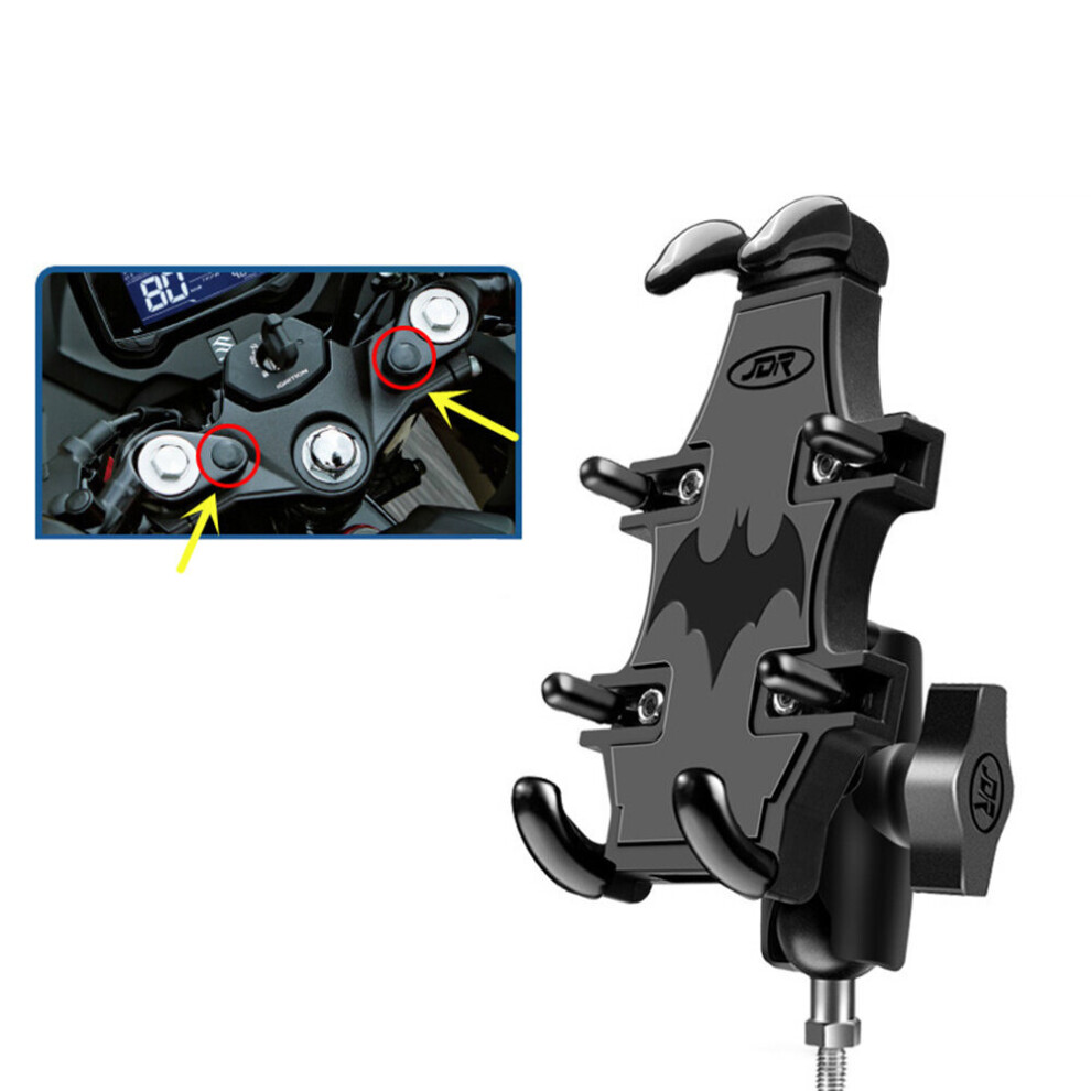 360Rotation Mobile Cell Phone Gps Holder Shockproof Riding Bracket For Motorcycle Vehicle 6900032530121