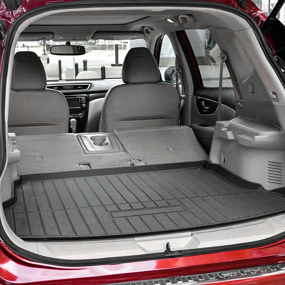Trunk Car Cover Cargo Liner Floor Mat All Weather For Nissan Rogue 2014-2019 Black 680904186705