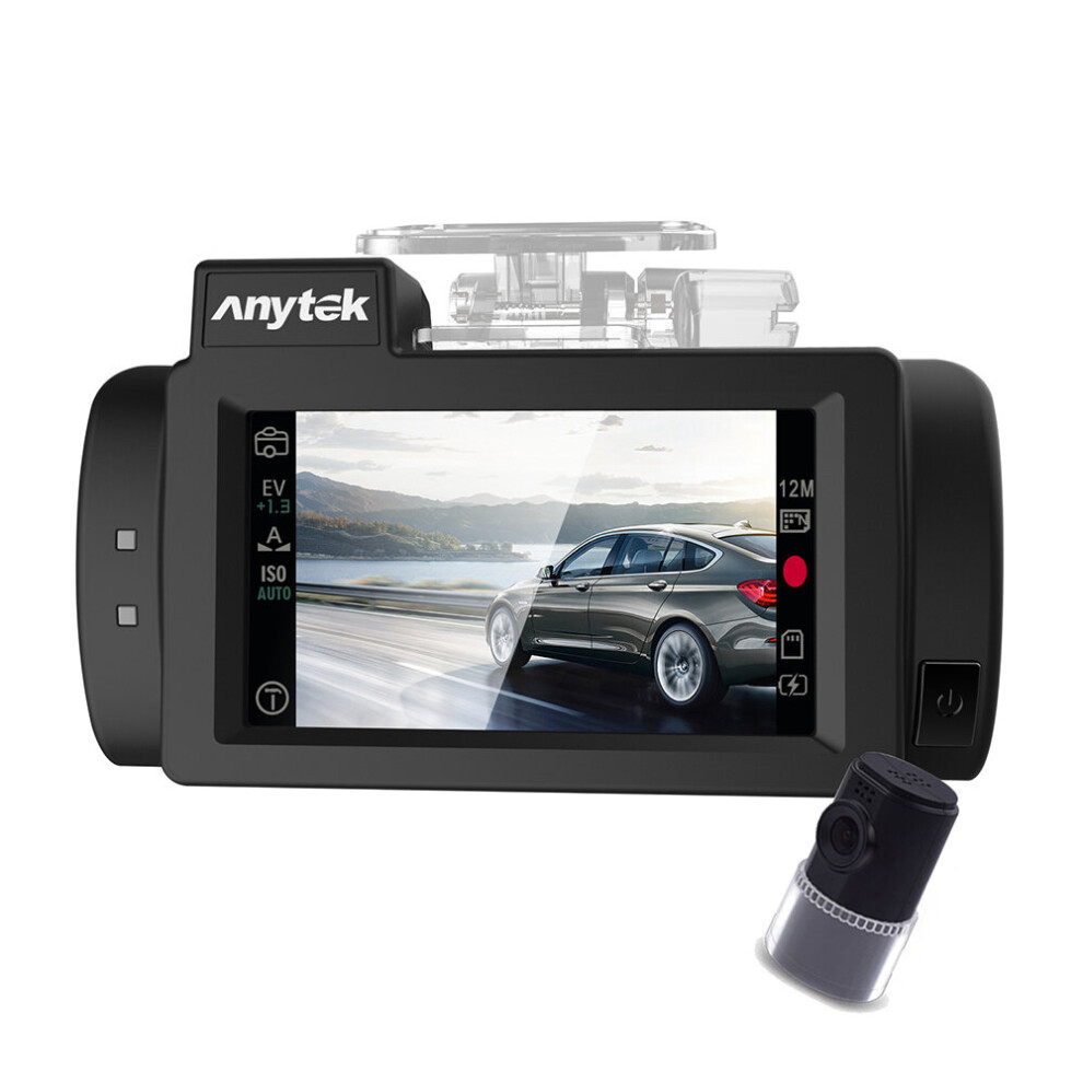 Anytek G200 4K Fhd Touch Wifi Gps Wdr Auto Recording Dual Lens Car Dvr Camera 5710782611893