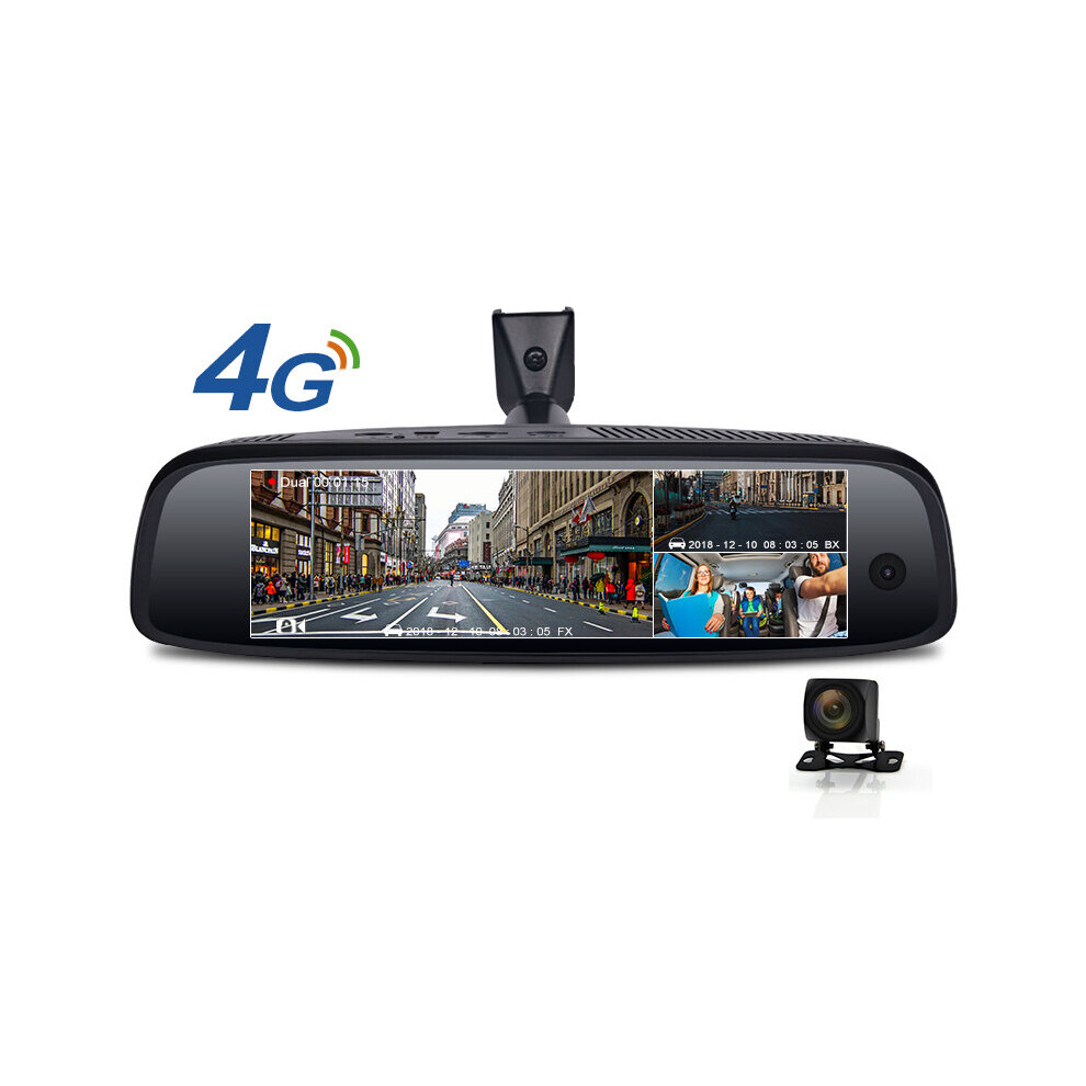 Junsun K757 3 Camera 2G+32Gb 4G Adas Fhd 1080P Gps Navi Android Rearview Mirror Recorder Car Dvr Camera 3337128795578