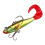 Fishing Hook Reel Spinning Telescopic Rods Pole Set 6