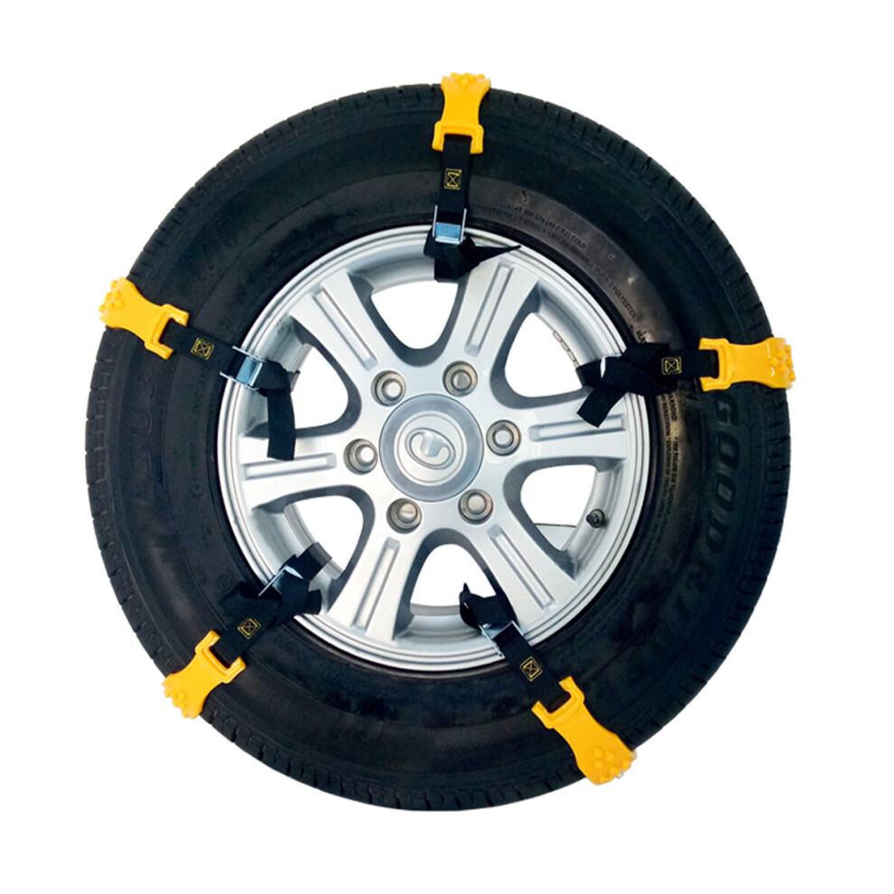 10Pcs Car Snow Chain Thickened Tendon Vehicles Wheel Tyre Anti-Skid Tpu Chains 653165204846
