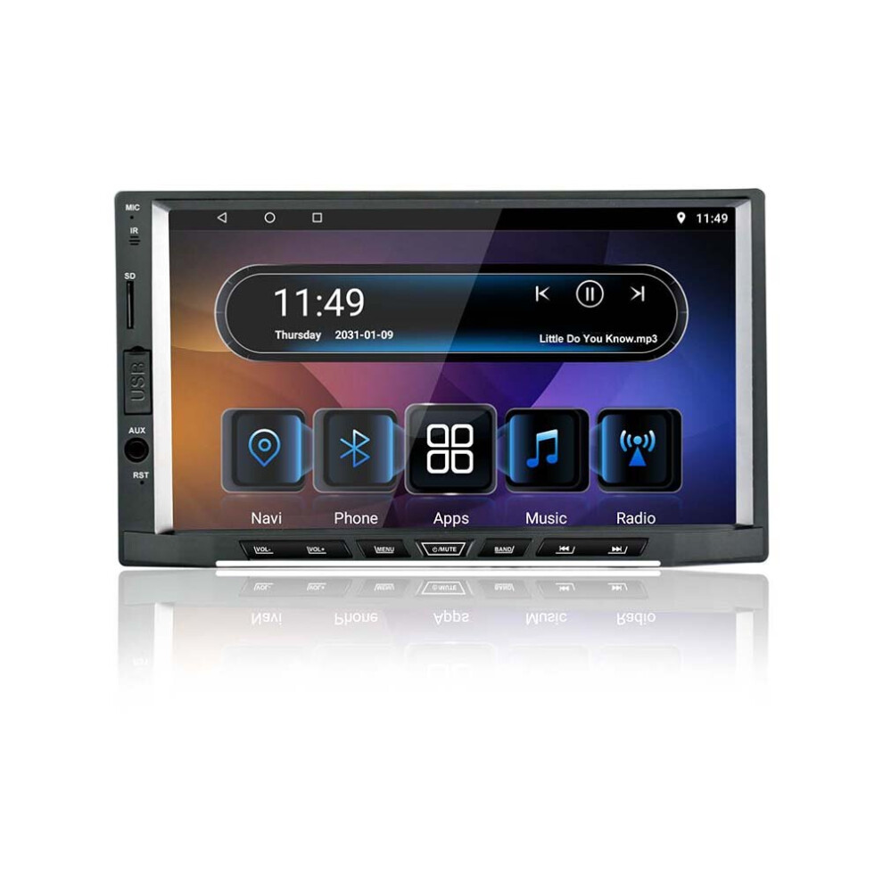 Ezonetronics Android 8.1 Car Radio Stereo 7 Inch Ips Capacitive Touch Screen High Definition Car Gps Navigation 702248594340