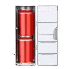 USB Small Car Refrigerator Office Computer Ice Refrigerating Heating DC 5V