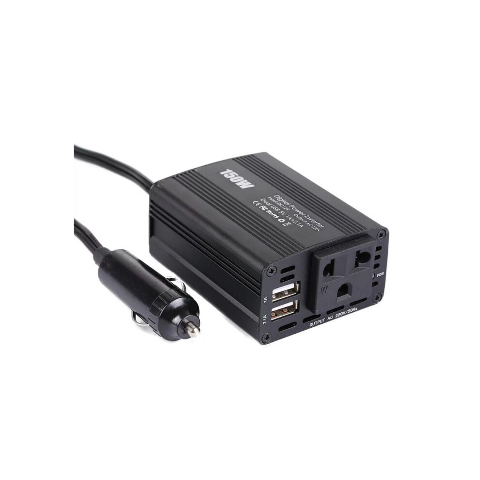 150W Car Inverter Power Charger Dual Usb Car Voltage Converter 7296932143837