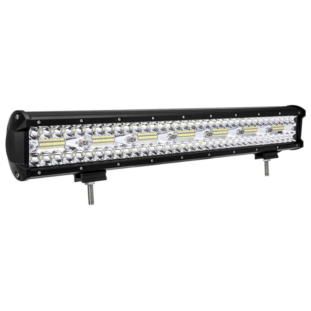 Ambother 20 Inch 420W 140 Led Triple Row Led Bar Ip68 Waterproof Spot Flood For Car Truck Boat Light 6907371937109