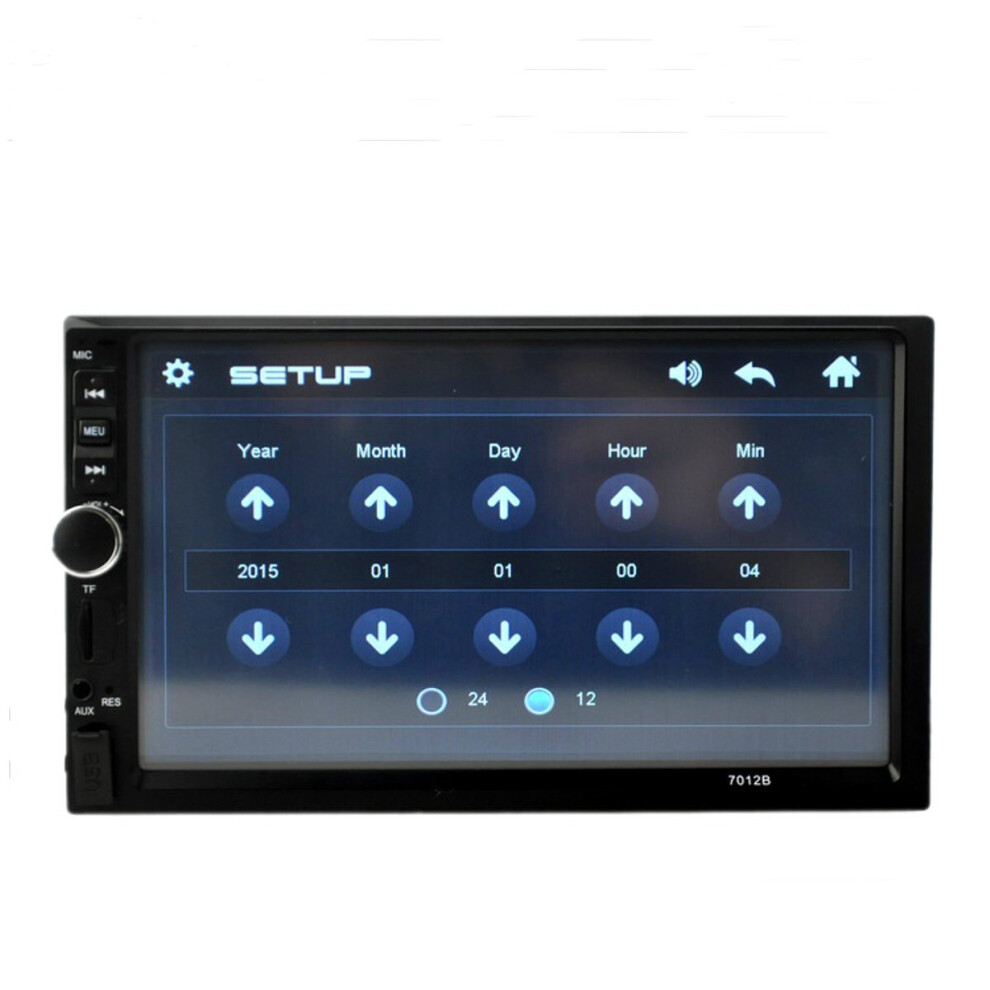 2 Din Car Mp5 Player Bluetooth 7 Inch Touch Screen Multimedia Stereo Radio Camera 600380376865