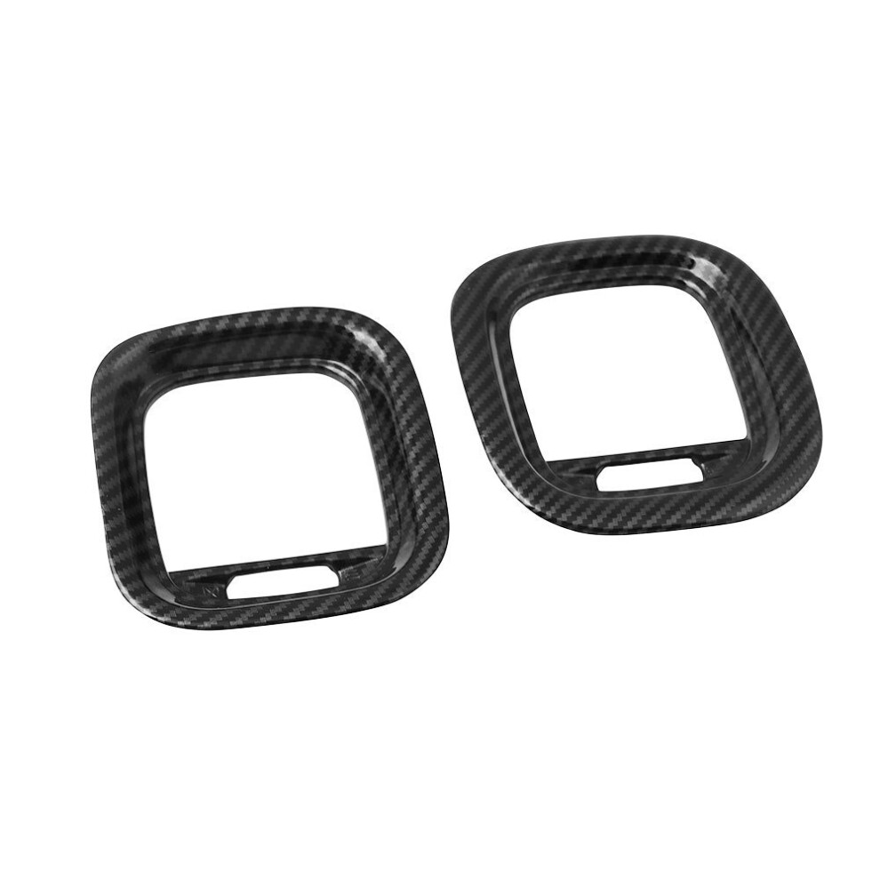 2Pcs Carbon Fiber Air Vent Cover Ac Outlet Trim Kit For Dodge Charger 2015+ 6906143072789