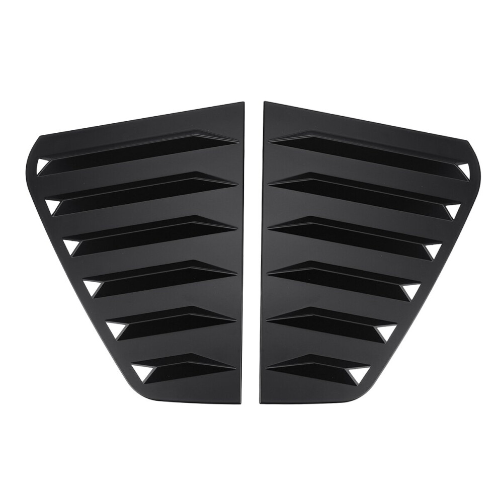 Rear Door Side Vent Window Scoop Louver Trim Cover Vent For Vw Golf Mk7 Mk7.5 618799540906