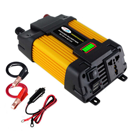 W Peak Car Power Inverter V V V Modified Sine Wave Car