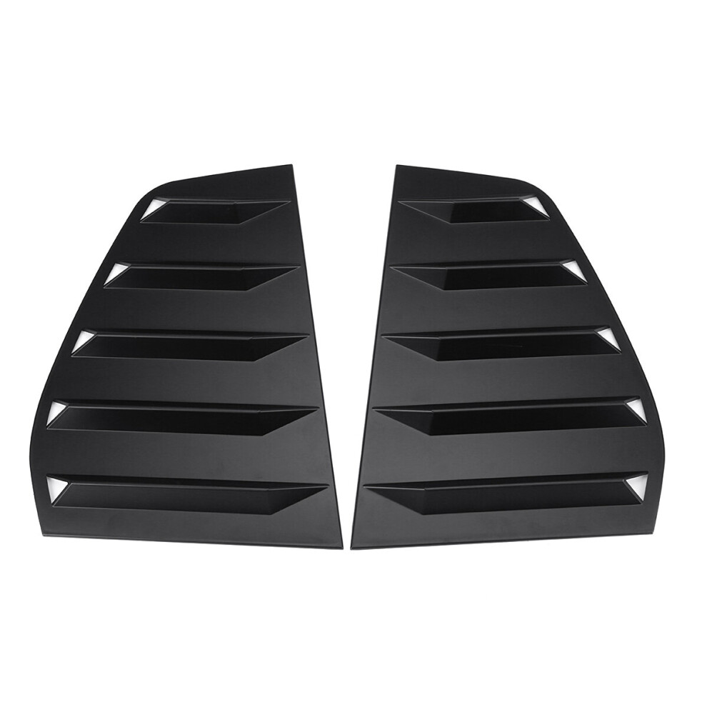 Side Quarter Window Louver Cover For Vw Golf Mk6 Gti R 2010-2014 Matte Black 415087607859