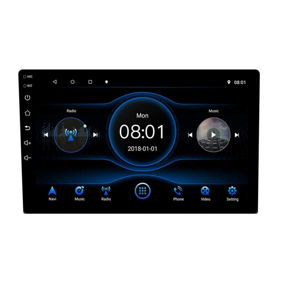 T3l For Android 8.1 9 Inch Quad Core Car Stereo Radio 1G+16G Double Din Player Gps Navigation Bluetooth Rds 6906138834521