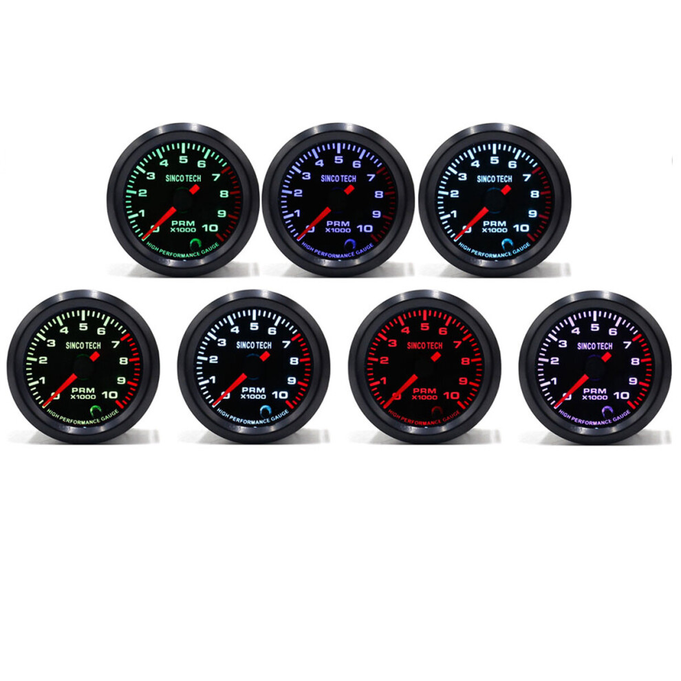 Racing Car Turbo/Boost/Egt Exhaust/Temp/Oil Pressure Gauge Meter 7 Colors 6900025862741