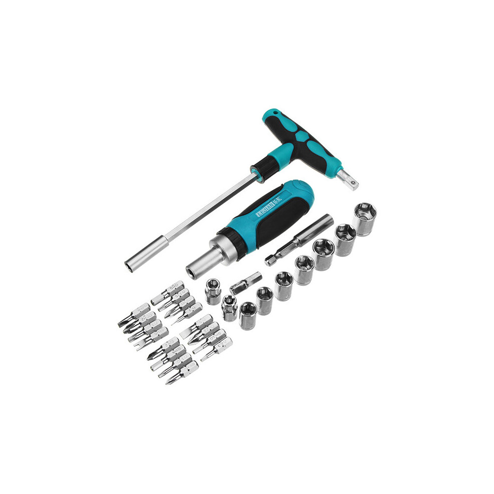 29Pcs Socket Wrench And Ratchet Screwdriver Set Motorcycle Repair Multifunction Hand Tools 621729440610