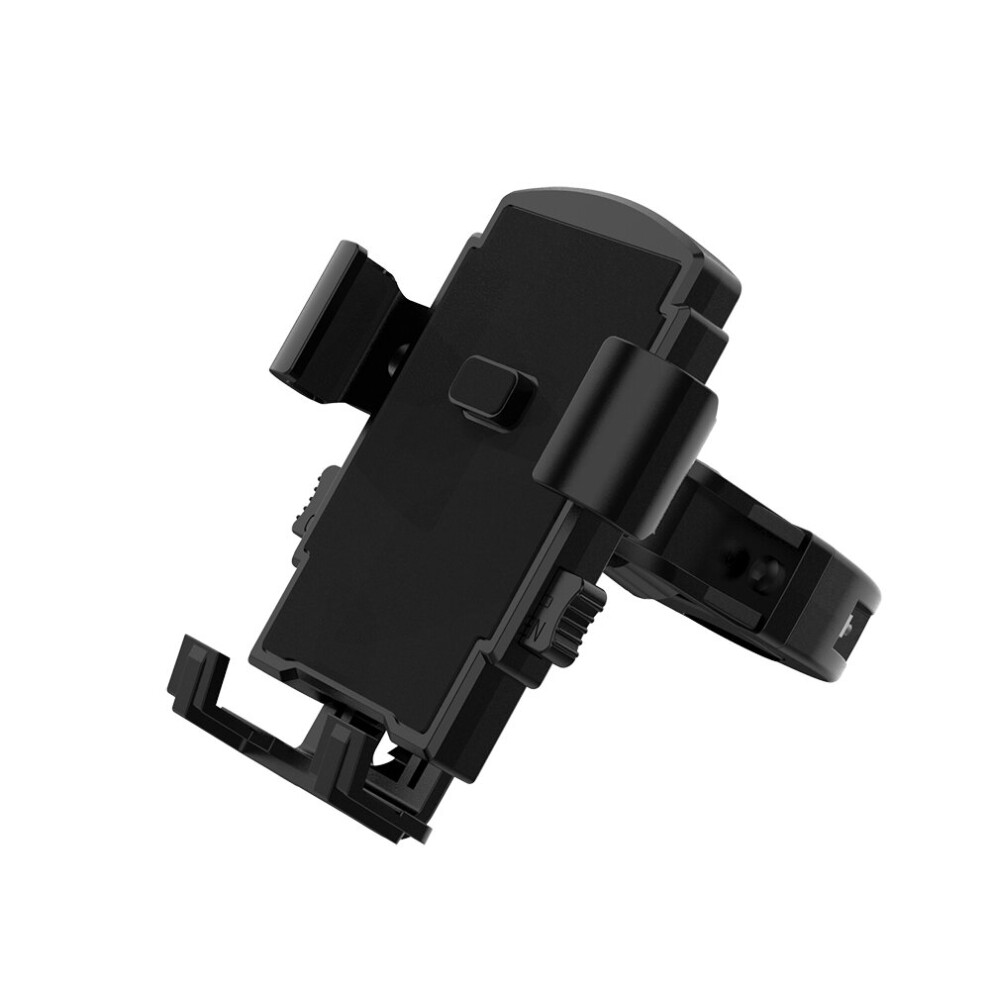 4.7-6.7 Inch Cell Phone Gps Holder For Motorcycle Bicycle Electric Scooter 360 Adjustable With Silicone Handlebar/Mirrors Style 6900084897265