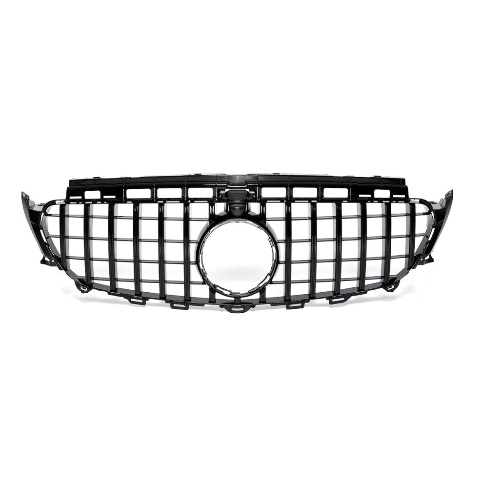 Glossy Gtr Style Front Grill For Mercedes-Benz W213 E200 E300 E400 E43 Amg 2016-2018 6906136728730