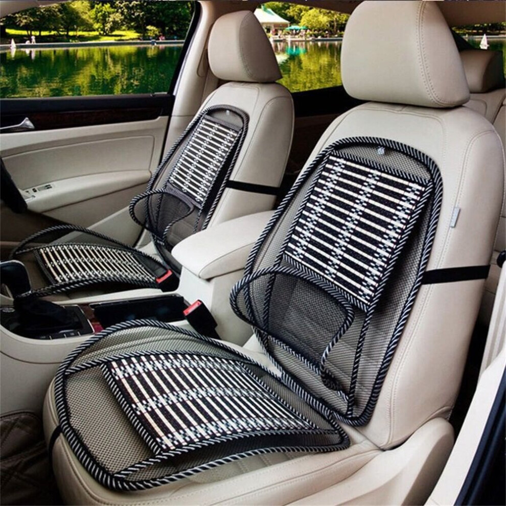 1Pc Universal Car Seat Covers Massage Cushion Breathable Comfortable Cooling Summer Cushion Cool Pad With Lumbar Support 6018748416452