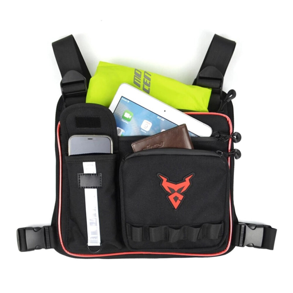 Motocentric 11-Mc-0120 Motorcycle Chest Bag Adjustable Men Women Moto Riding Waterproof Bag Motocross Motorbike Functional Tactical Backpack 6900087766018