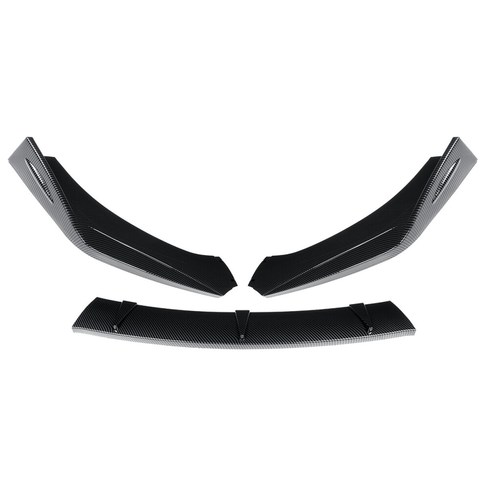 Carbon Fiber Look Front Bumper Lip Spoiler Splitters Protector For Audi Tt Rs 2004-2019 6906139317276