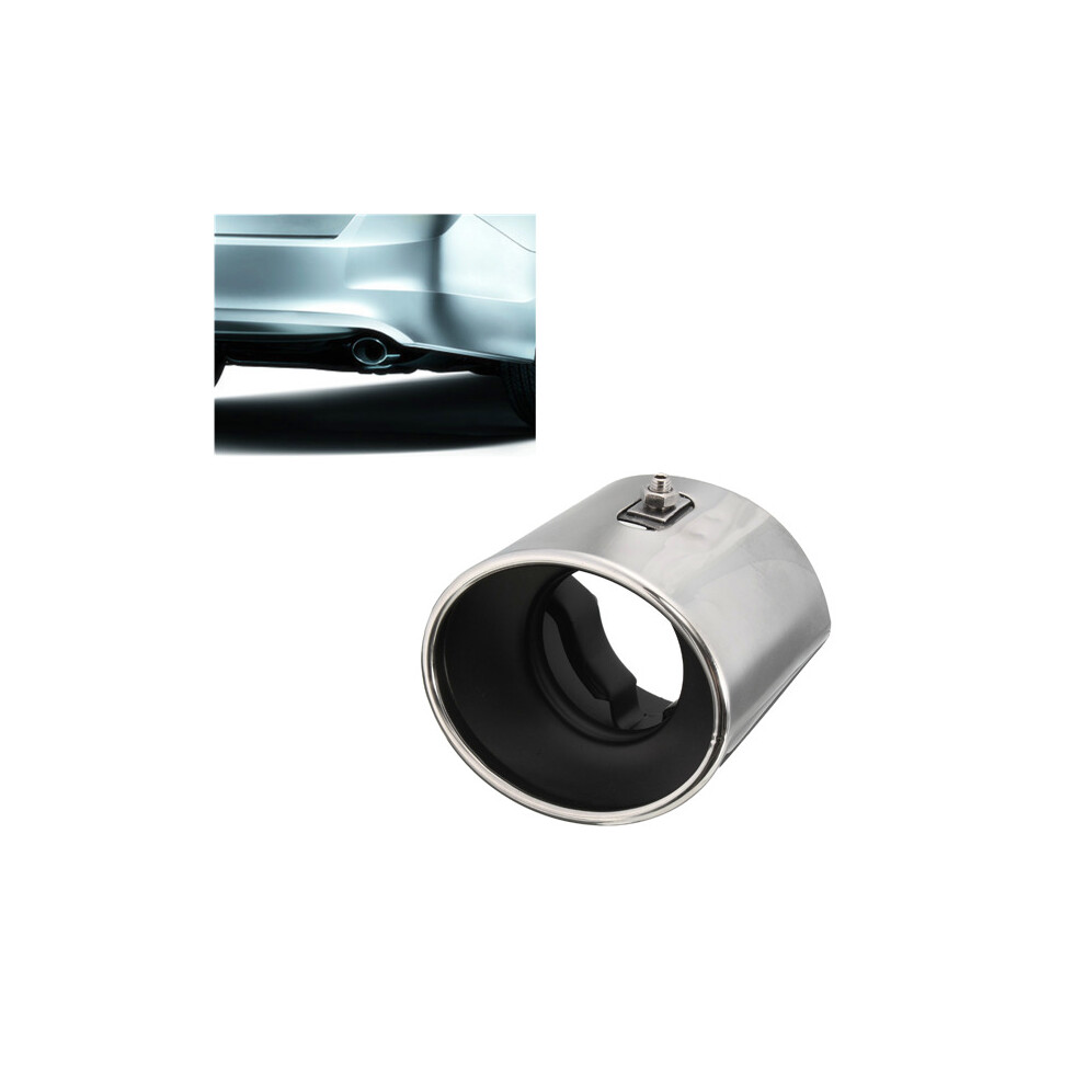 Exhaust Muffler Tail Tip Oval Pipe Chrome Stainless Steel For Honda Accord 08-12 711978824528