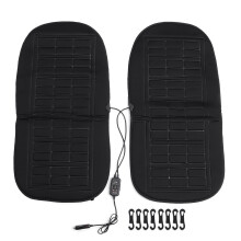 12V Universal Car Front Seat Cover Double Cushion Heating Pad Mat Heated Warm