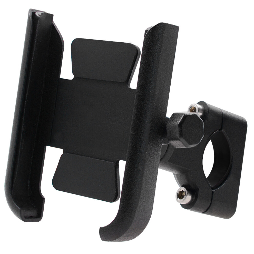 4-6.5Inch Handlebar Mirror 360 Degree Rotation Motorcycle Bicycle Mount Holder For Gps Mobile Phone Silver/Black 3796736997987
