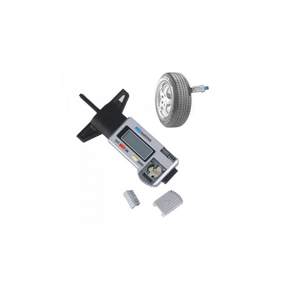 Digital Tyre Depth Gauge Tyre Tread Depth Gauge Measuring Tool 4894462466315