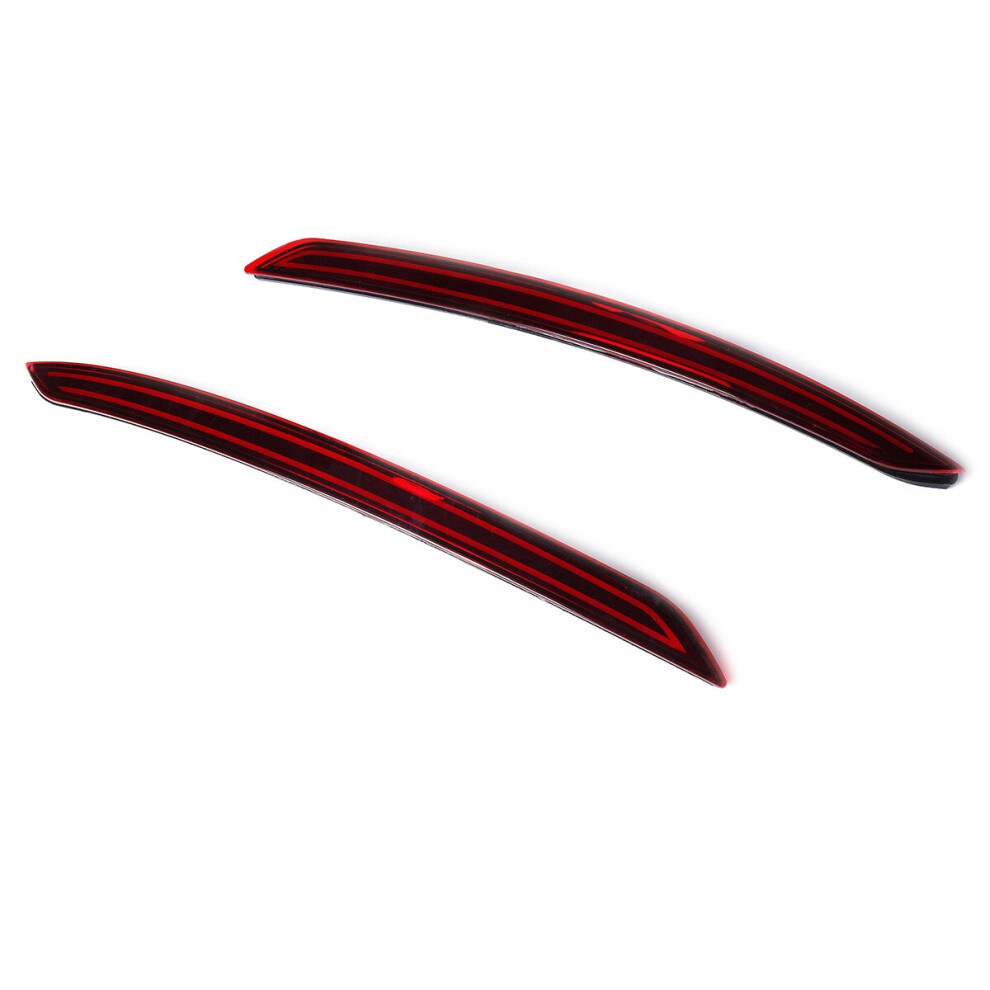 Pair Led Car Rear Reflector Tail Brake Lamp For Hyundai Elantra Avante Ad 2016-Up Light 724761814958