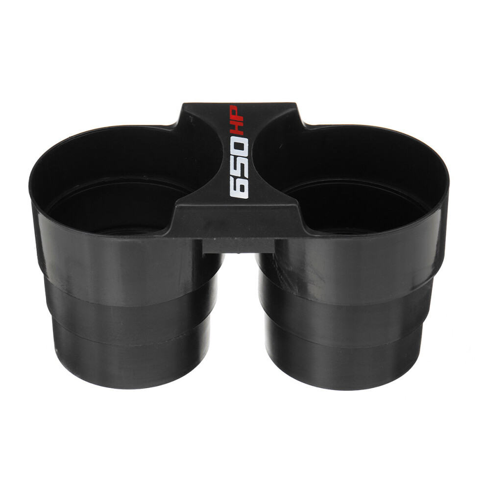 Dual Cup Holder Drink Bottle Beverage Insert Organizer For Chevrolet Corvette C7 6906143180705