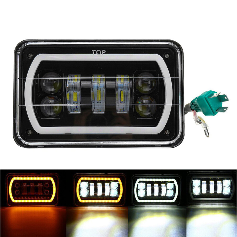 4X6 Inch Led Work Square Car Lamp Off-Road Far And Near Integrated Head For Wrangler For Jeep For Buggy Light 6906143092848