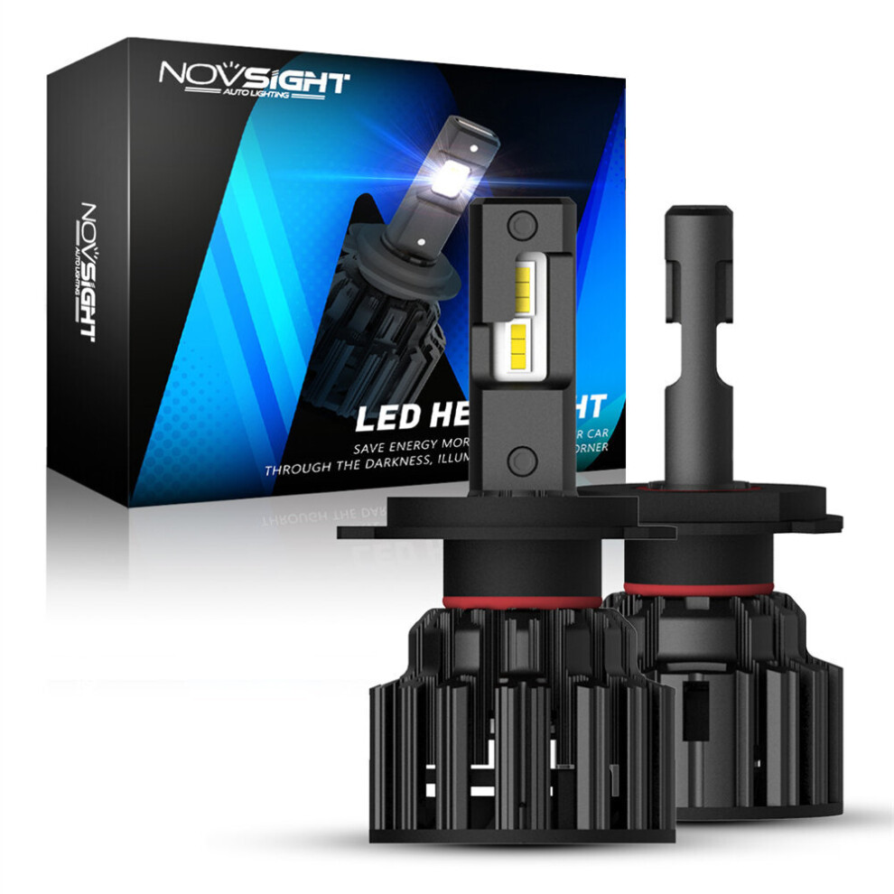 Novsight A397-F06 100W 6000K Super Brightness Car Headlights Bulbs H4 Fog Lamp 9043686696502