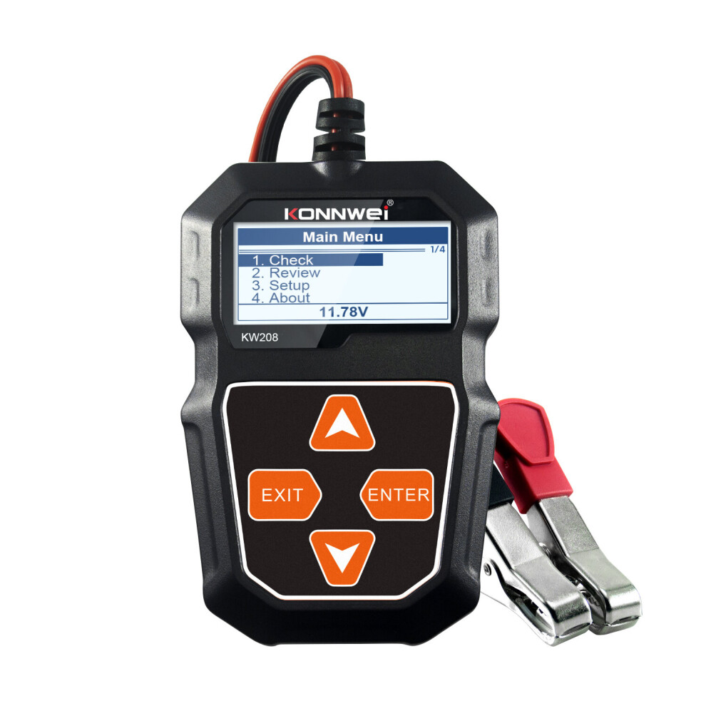 Konnwei Kw208 Car Battery Tester 12V 100 To 2000Cca Cranking Charging Circut Tester Battery Analyzer 12 Volts Battery Tools 6922410777102