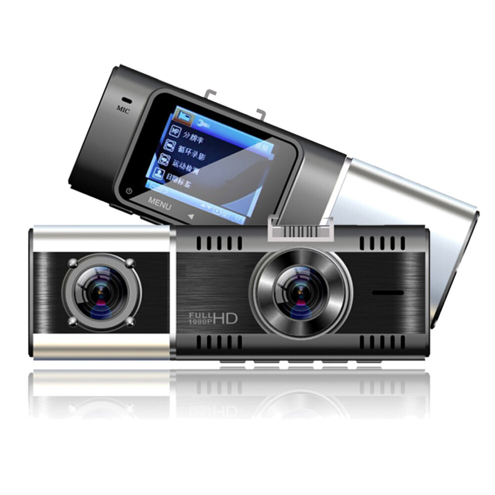 1.5 Inch Dual Lens Car Dash Cam Full Hd 1080P Infrared Night Vision Video Camera Gps Driving Recorder Dvr 6039578548571