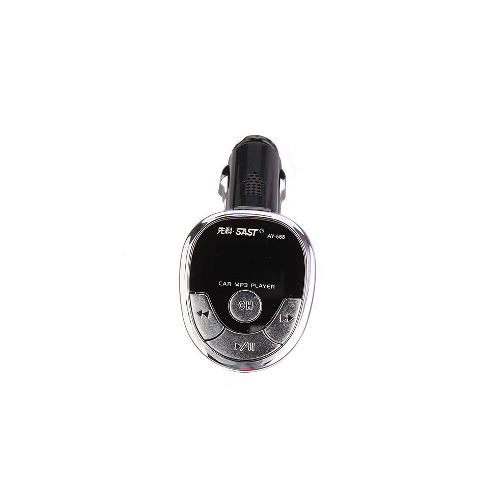 Car Mp3 Player Fm Transmitter Cigarette Lighter Remote Controller Ay-568 4Gb 600380018420