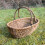 Selections Natural Willow Wicker Garden Trug Basket 3