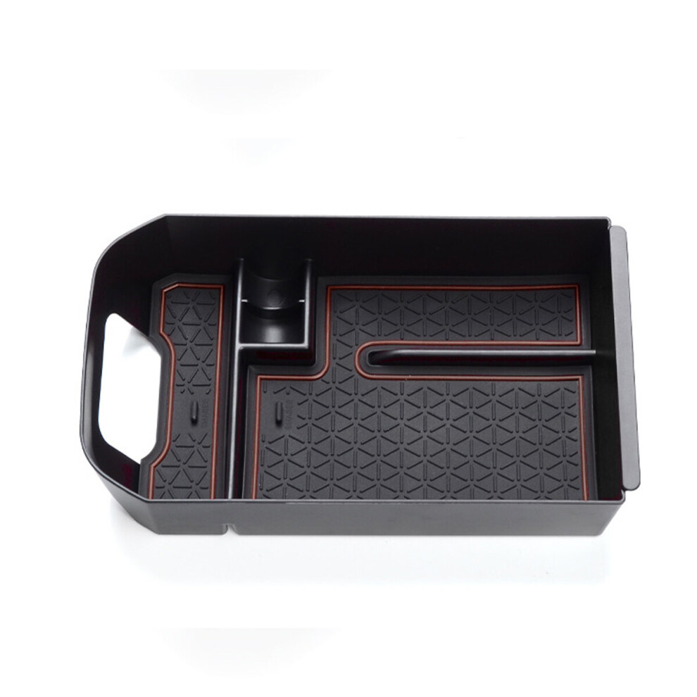 Car Center Armrest Interior Storage Organizer Box For Toyota Rav4 2019-2020 Black 791330325269