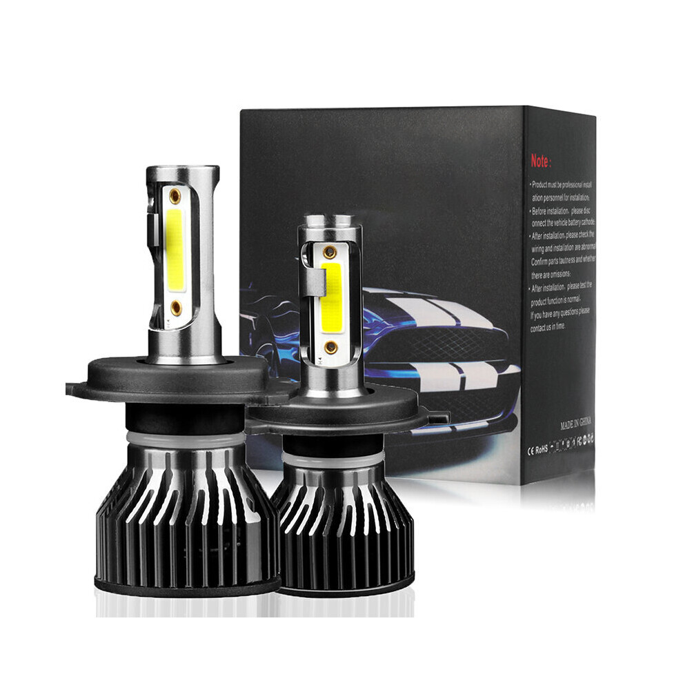2Pcs 55W 4800Lm 6500K Car Led Head H1 H4 H7 H11 9005 9006 Fog Replace Bulb Ip68 Waterproof Light 6900086667613