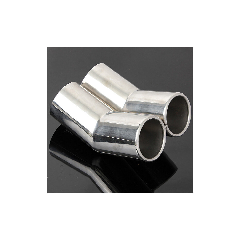 Stainless Steel Trail Rear Exhaust Pipe Muffler For Vw Bora Golf Jetta 696145154854