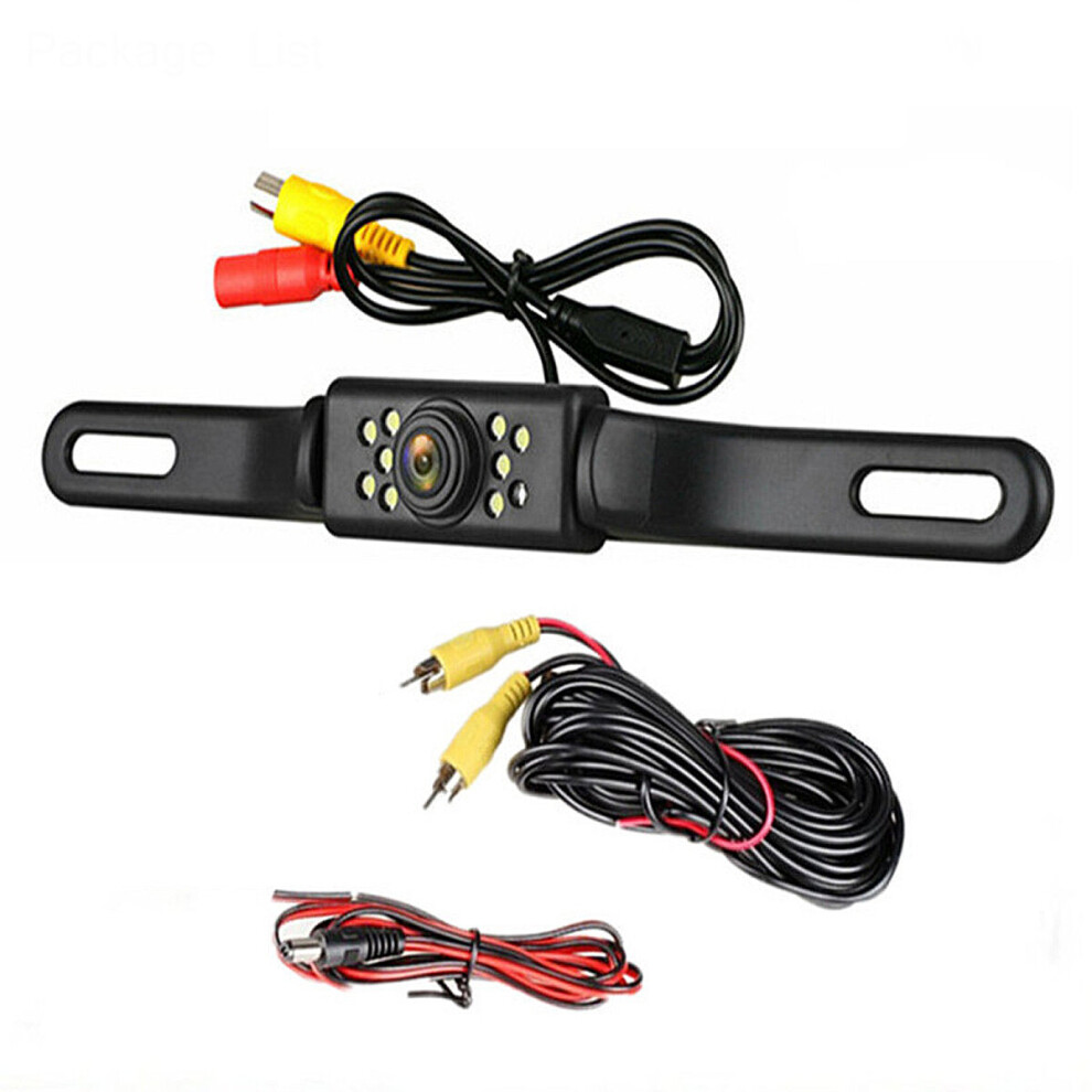 170 Car Rear View Reverse Backup Parking Camera Hd Night Vision Waterproof 9Led 681542926289